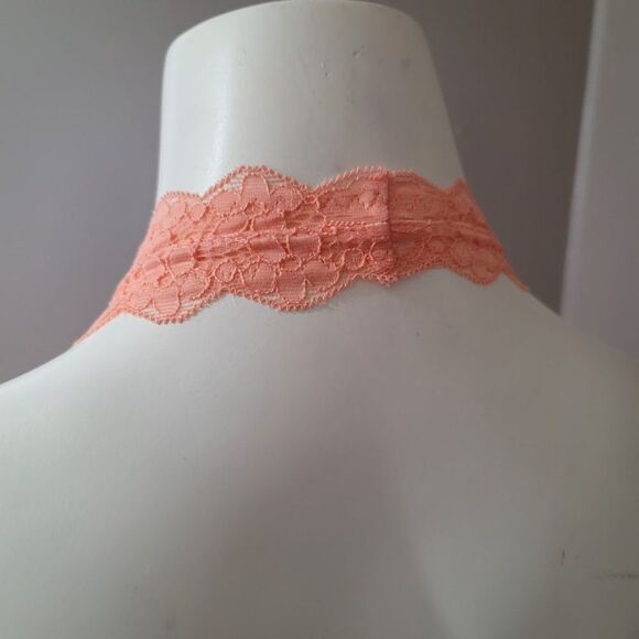 Free People Intimately Gallon Lace Halter Bra Lt Orange Size XS - Picture 6 of 10